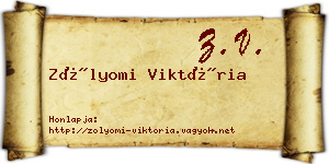 Zólyomi Viktória névjegykártya